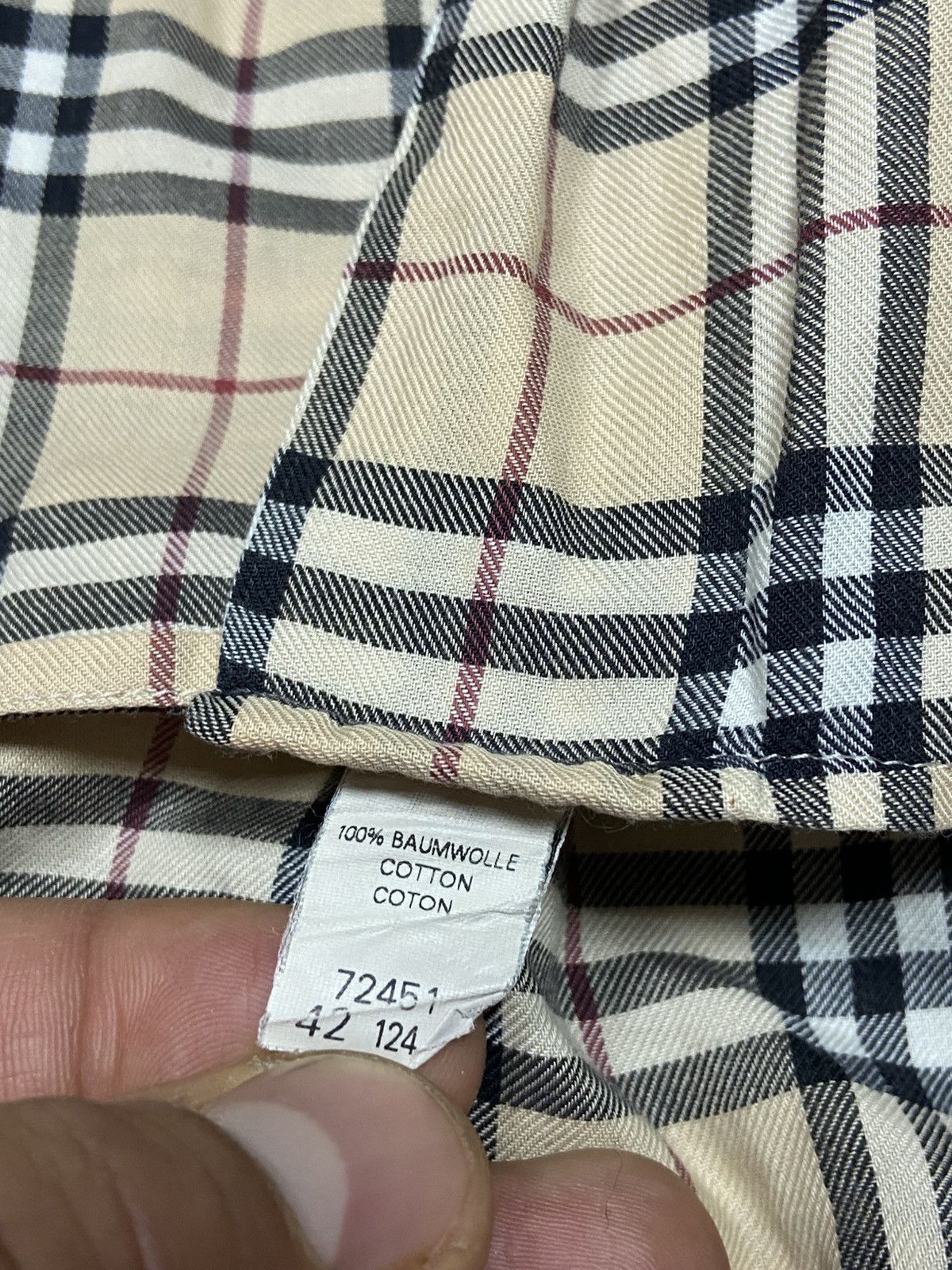 Burberry Burberry Brit shirt nova check overprint vintage Size US L / EU 52-54 / 3 - 7 Thumbnail