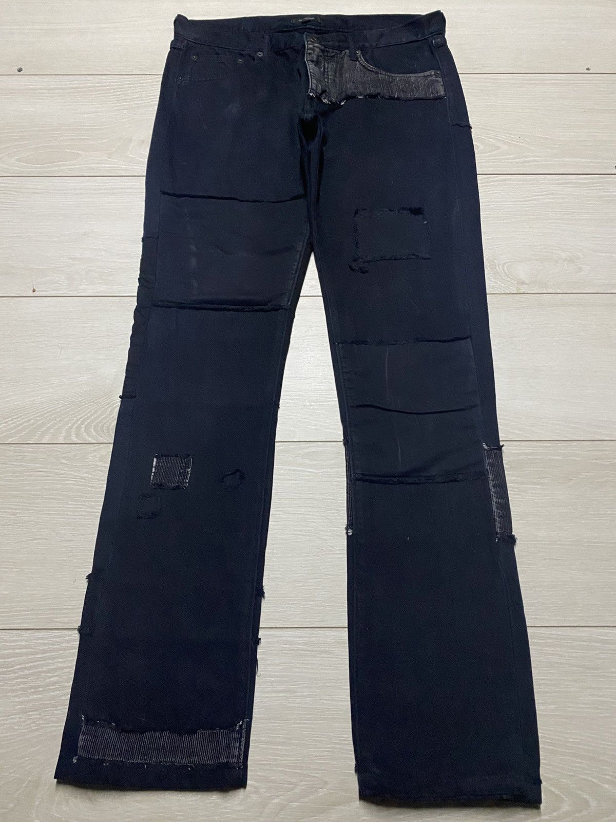 NANO universe Vintage Nano Univers Black Denim Skinny Style Jeans Size US 32 / EU 48 - 1 Thumbnail