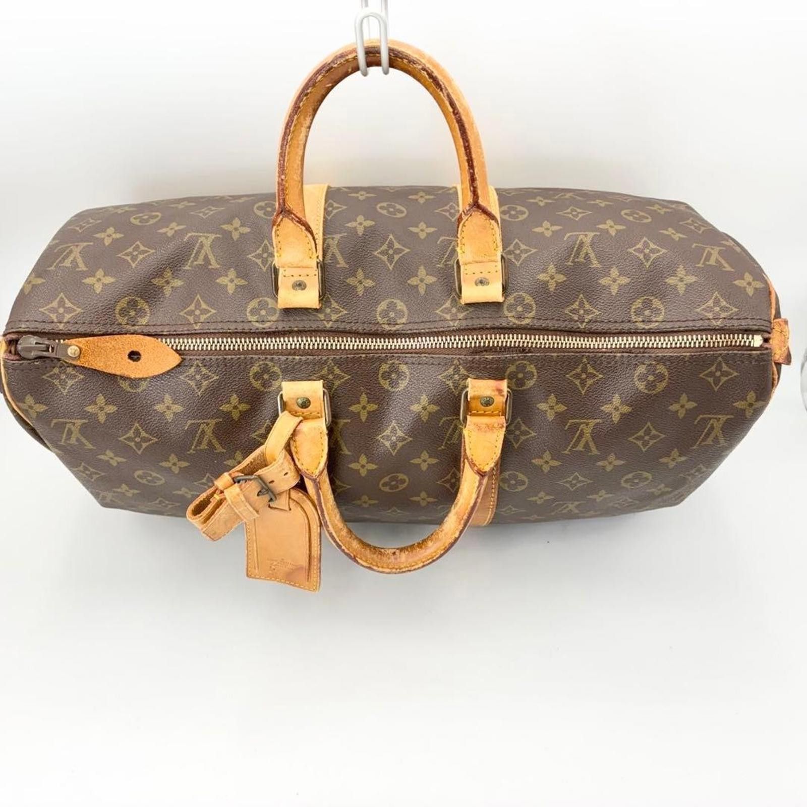 Louis Vuitton Louis Vuitton - Monogram Canvas Keepall 50 Travel Bag Size ONE SIZE - 3 Thumbnail