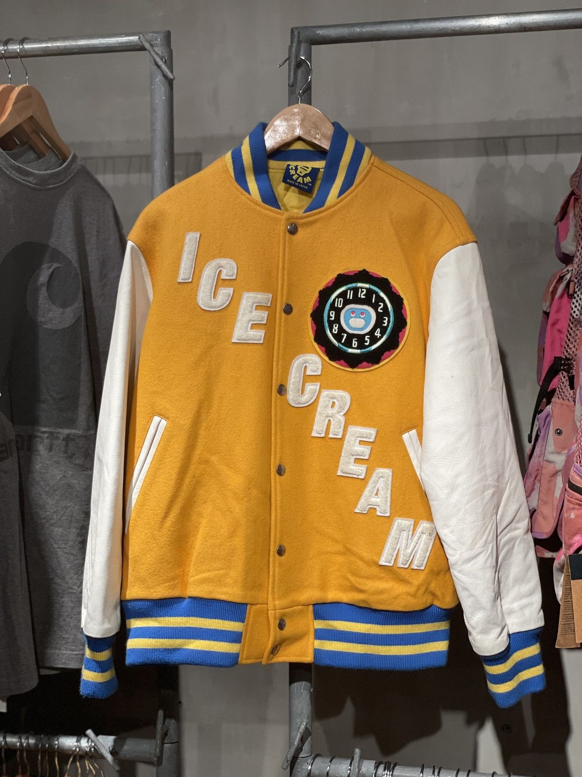 Billionaire Boys Club Ice Cream Skate Cone Varsity Jacket | Grailed