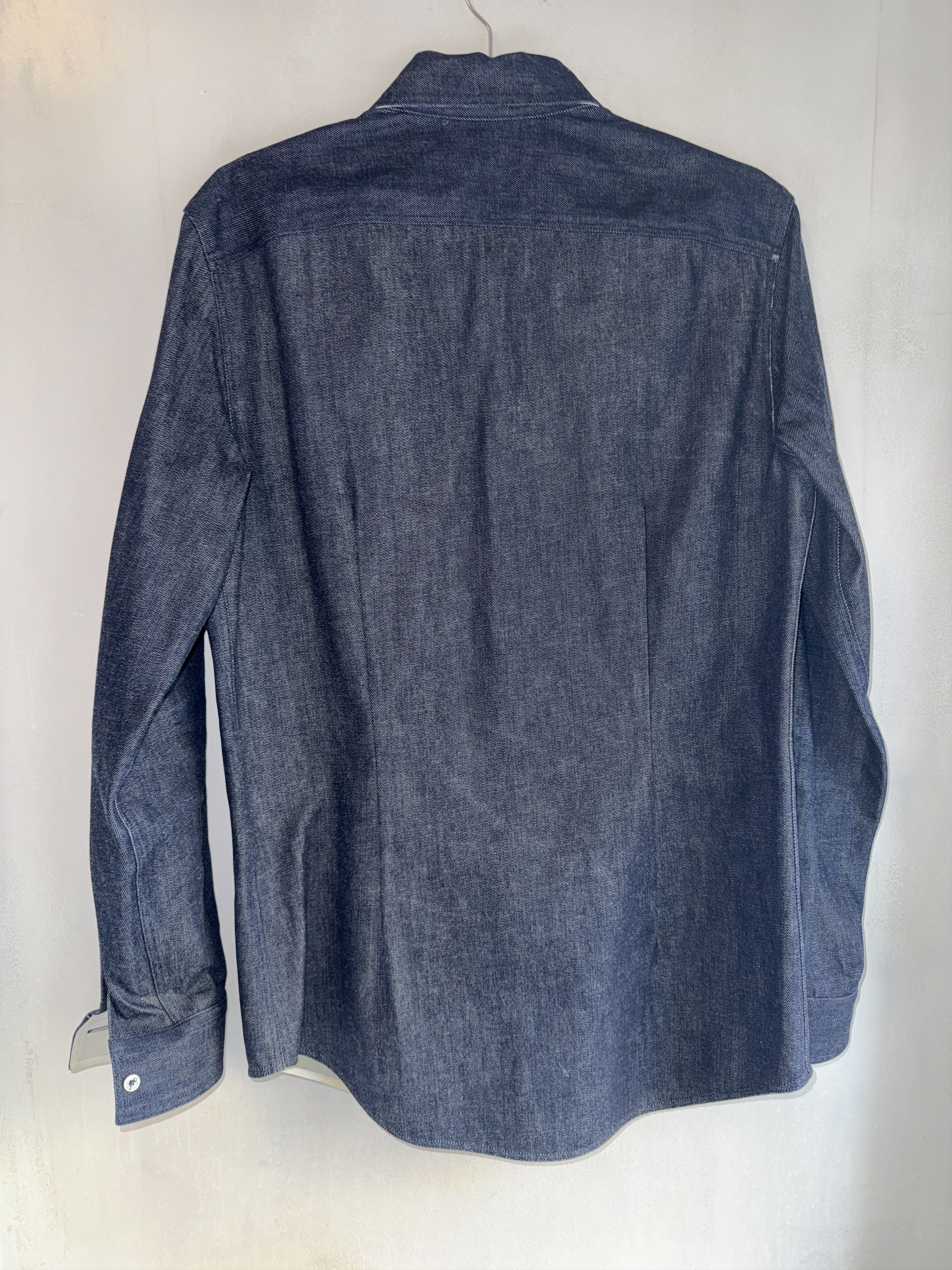 Calvin Klein 205W39NYC Calvin Klein 205W39NYC Raf Simons Denim Shirt, 38 Size US M / EU 48-50 / 2 - 2 Thumbnail