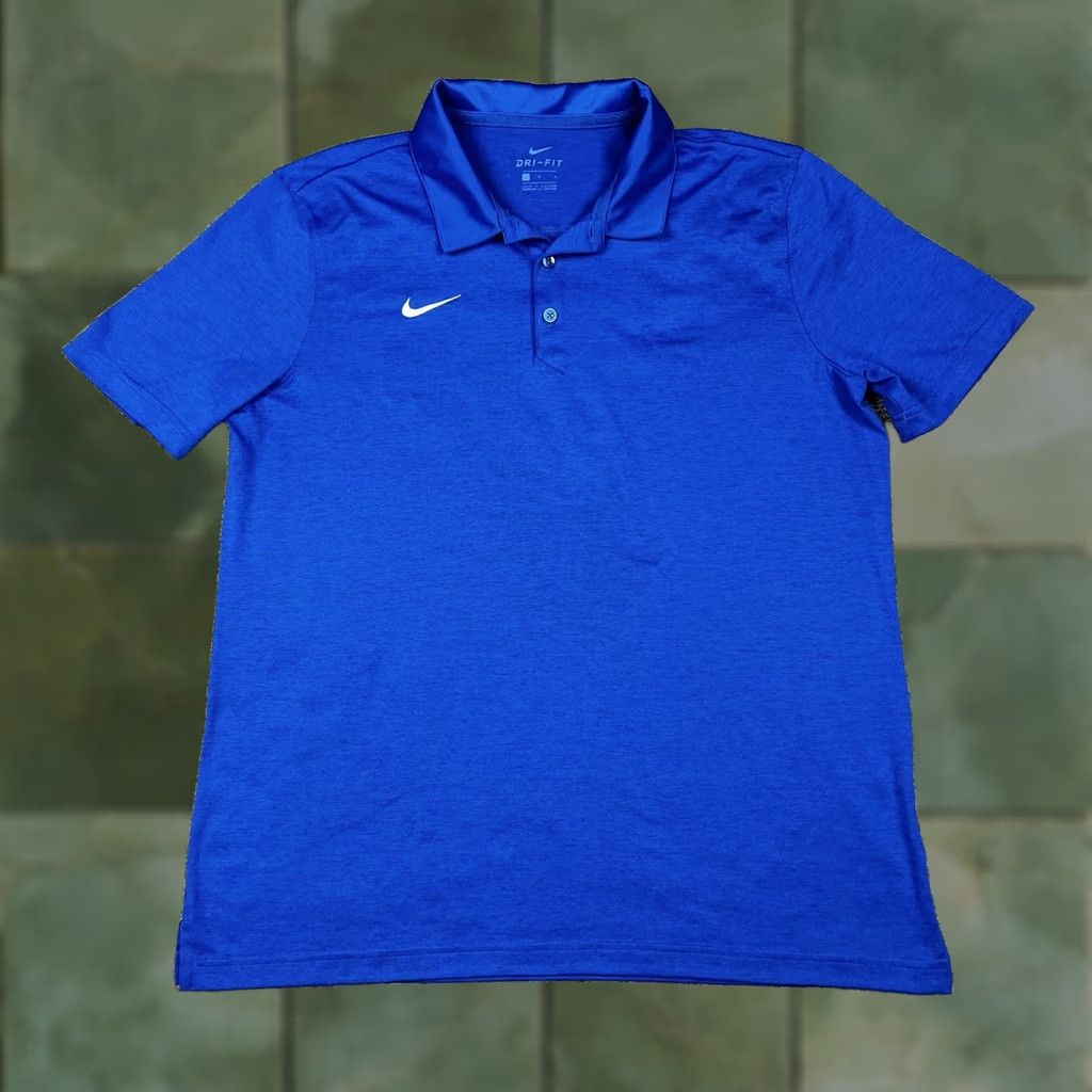 Nike Nike Golf Polo Mens L White Embroidered Swoosh Dri-Fit Activewear Polo Shirt Size US L / EU 52-54 / 3 - 1 Thumbnail