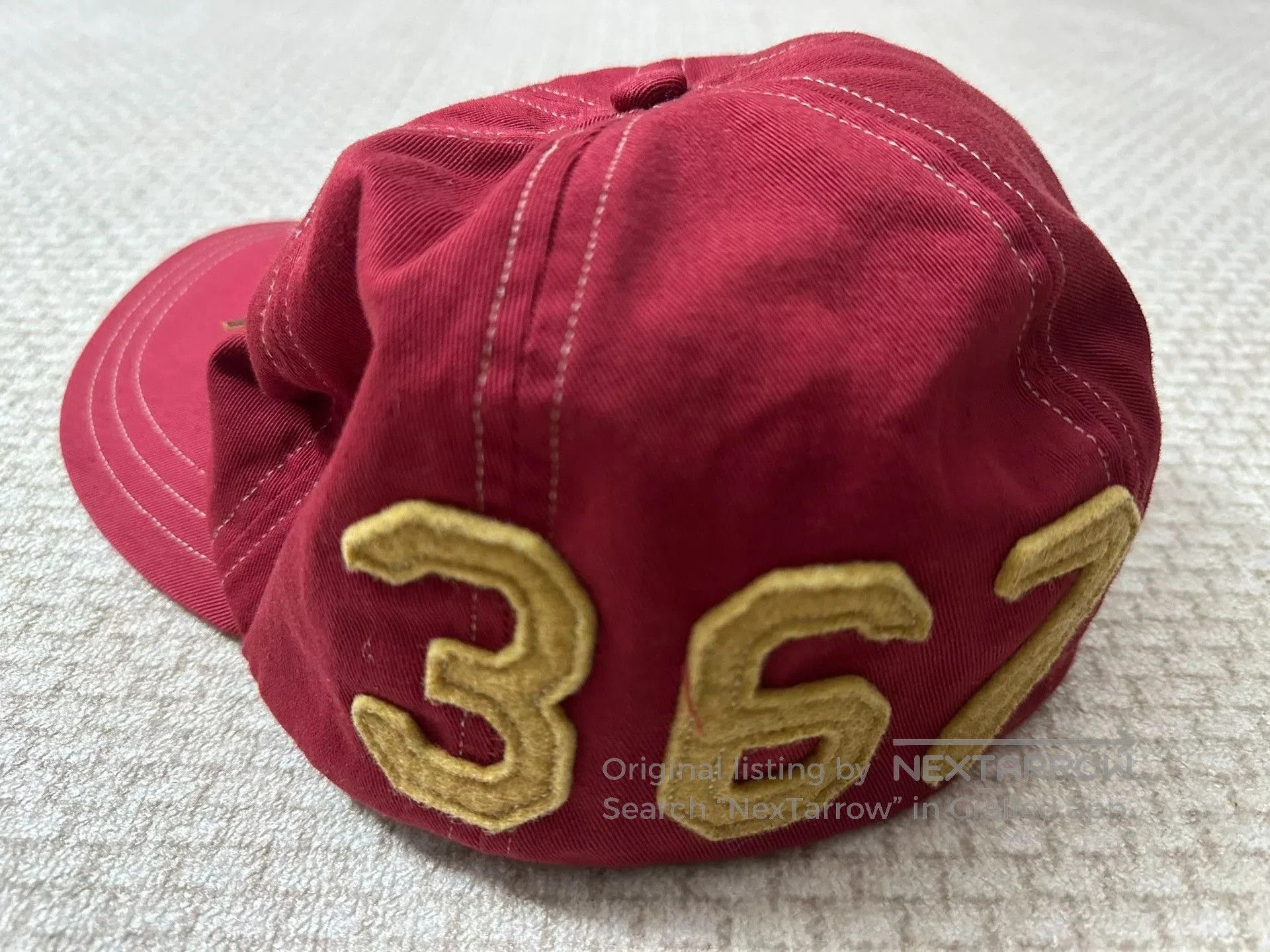 RRL Ralph Lauren RRL Wing Leather Patch Embroidered Baseball Cap. Size ONE SIZE - 3 Thumbnail
