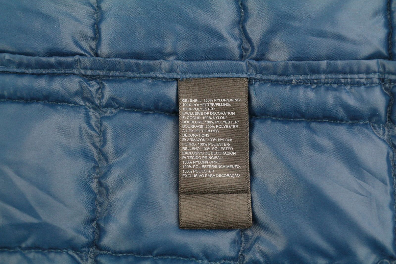 The North Face L Dark Blue Insulated Quilted Thermoball Eco Puffer 83721 Size US L / EU 52-54 / 3 - 8 Thumbnail