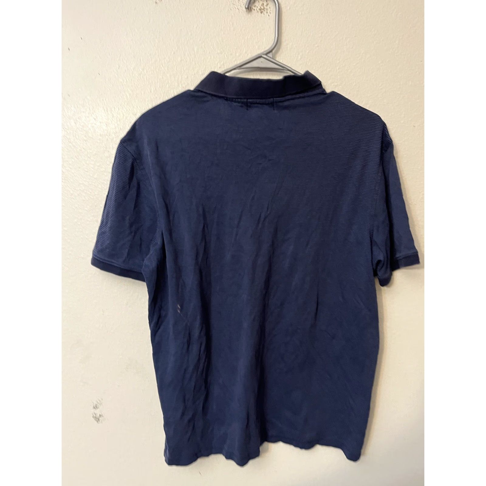 Calvin Klein Calvin Klein Polo Shirt Reg Fit Short Sleeve Blue Striped Mens M Size US M / EU 48-50 / 2 - 3 Thumbnail