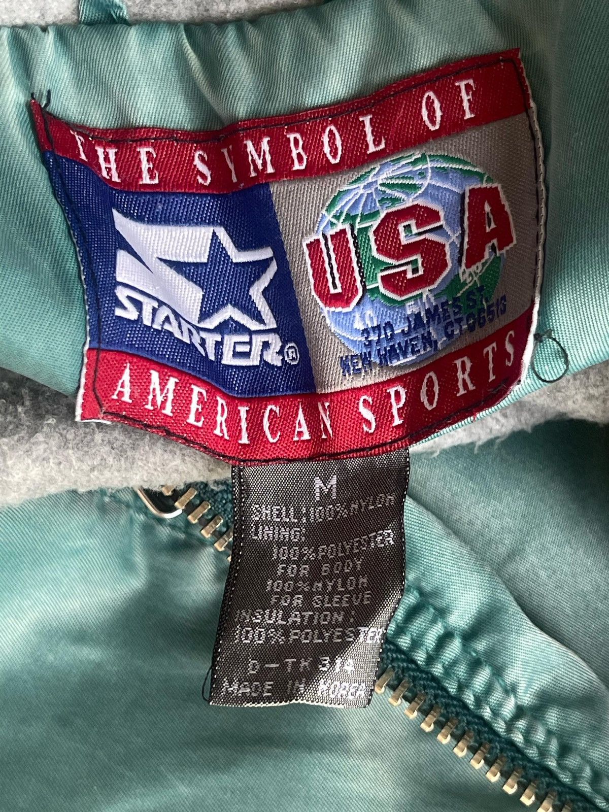 Starter × Vintage Vintage 90s Starter USA Hoodie Jacket Size US M / EU 48-50 / 2 - 21 Thumbnail