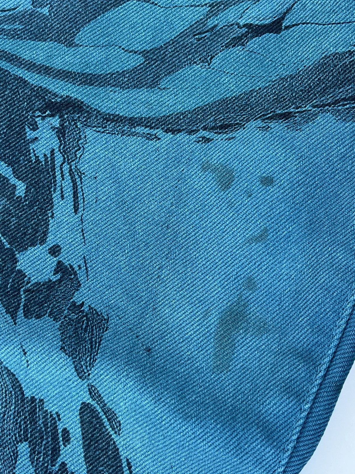 Acne Studios Acne Studios 1996 Swirl Ocean Blue Jeans 29/30 Size US 30 / EU 46 - 11 Thumbnail