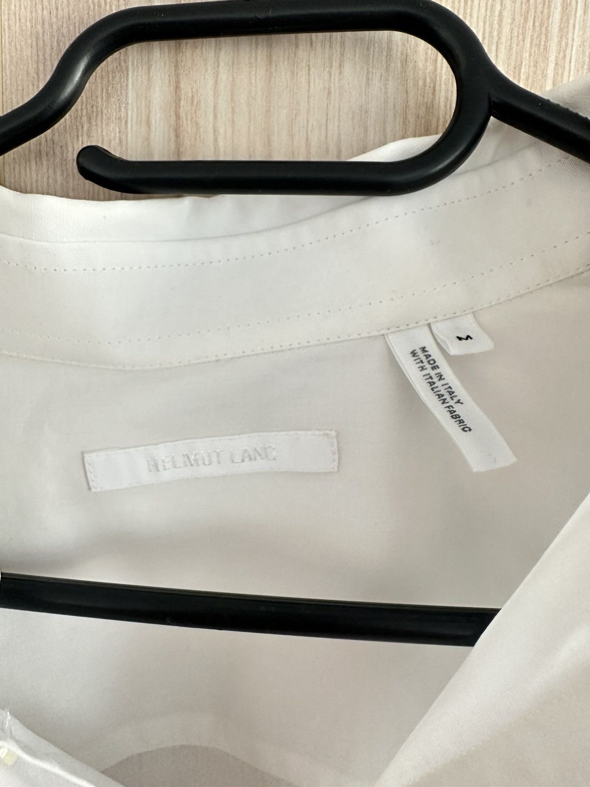 Helmut Lang Helmut Lang Silver Chrome Logo Shirt Size US M / EU 48-50 / 2 - 5 Thumbnail