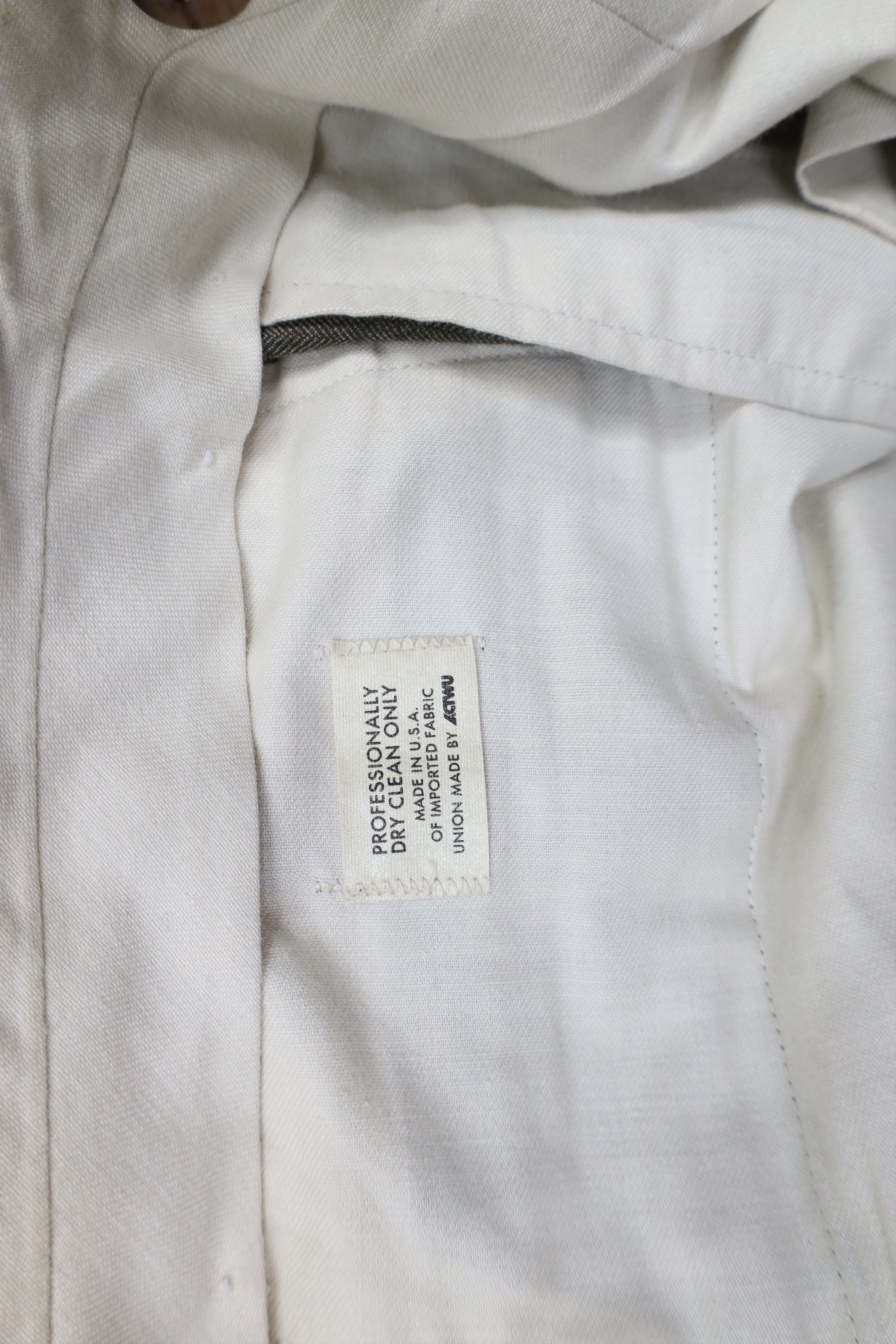 Vintage Vintage 90s Streetwear Herringbone Wide Leg Chino Pants Size US 34 / EU 50 - 7 Thumbnail