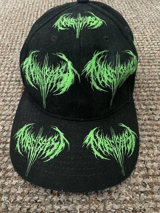 Playboi Carti Playboi Carti narcissist cap - black / green | Grailed