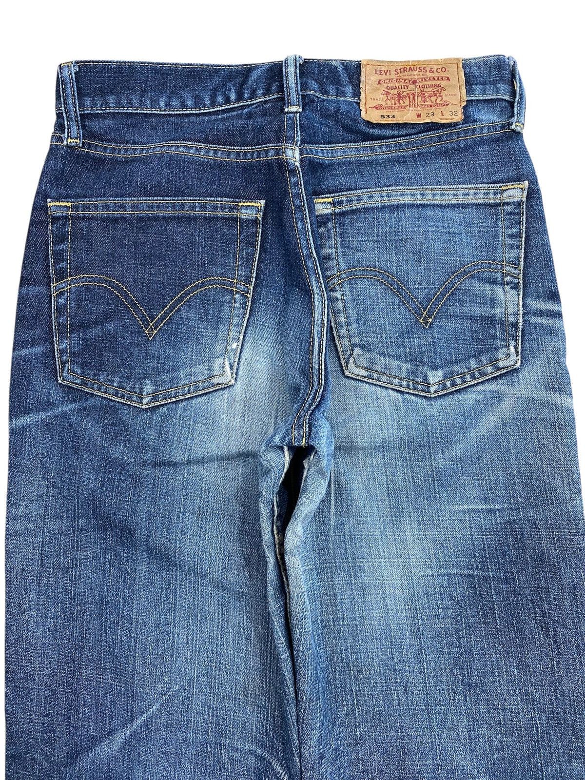 Levi's Levi’s Acid Blue Wash Whiskers Style Ripped Jeans Size US 28 / EU 44 - 4 Thumbnail