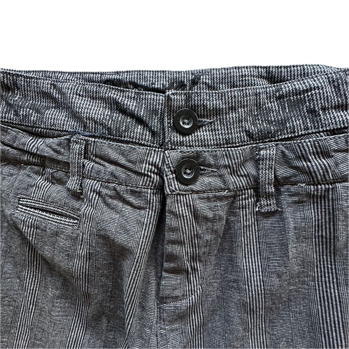 Desigual Desigual Pinstripe Trousers Double Button Waist EU 30 US 10 Size 25" / US 0 / IT 36 - 5 Thumbnail