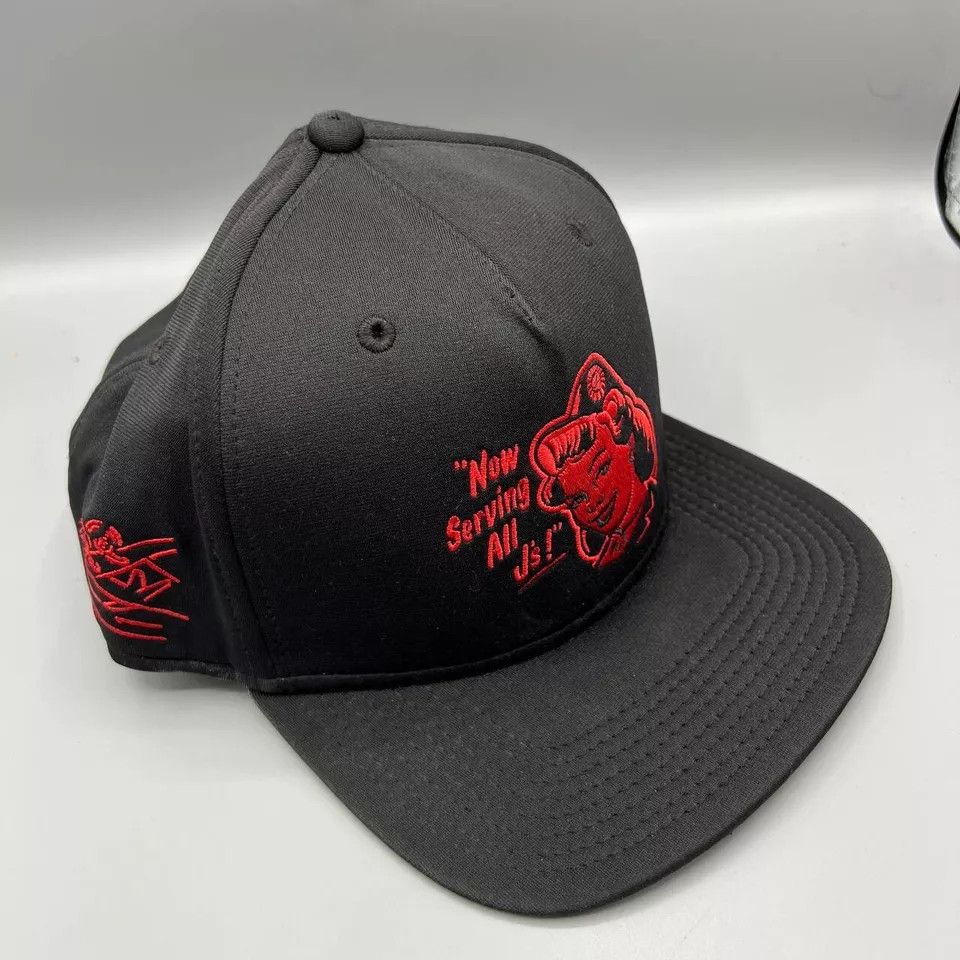 Jordan Brand Air Jordan Hat Men "Now Serving All J's" Snap Back Cap Size ONE SIZE - 3 Thumbnail