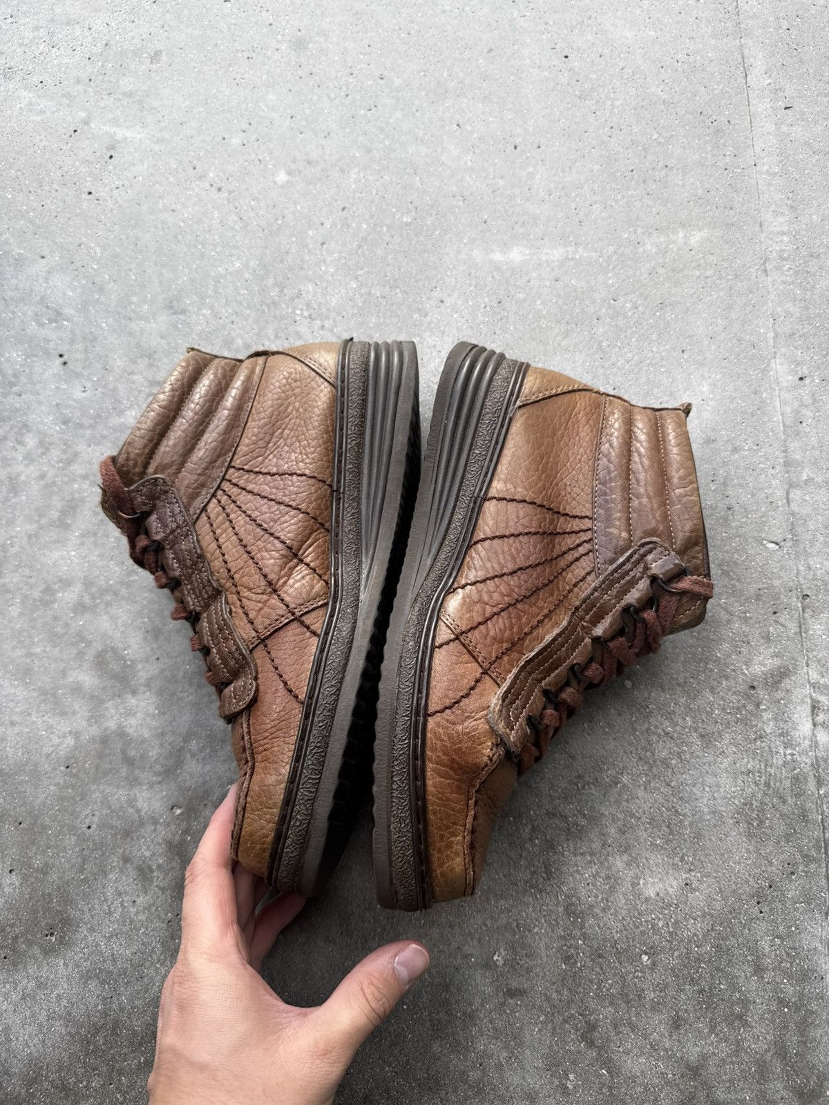 Mephisto Memphisto RainBow Brown Hi-Top boots archive Old money ALD Size US 8.5 / EU 41-42 - 3 Thumbnail