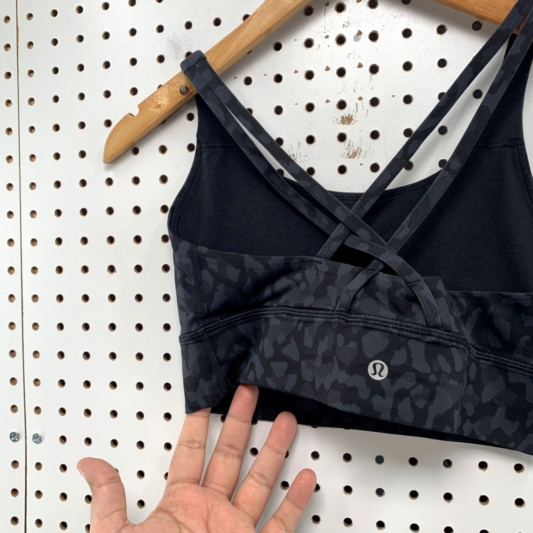 Lululemon Lululemon Free To Be Serene Bra Long Line Wild Thing Camo Deep Coal Multicolor Multicolor Camouflage Sports Bra Womens S Size ONE SIZE - 6 Thumbnail