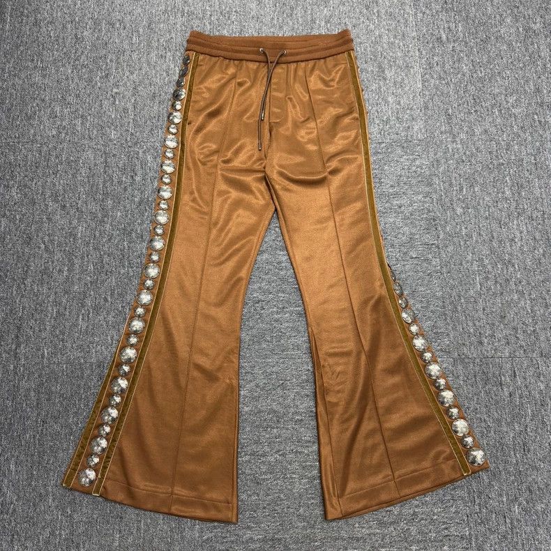 Dior Dior Size M Side medal nylon flared pants size M 2502-Nex Size US 32 / EU 48 - 1 Thumbnail