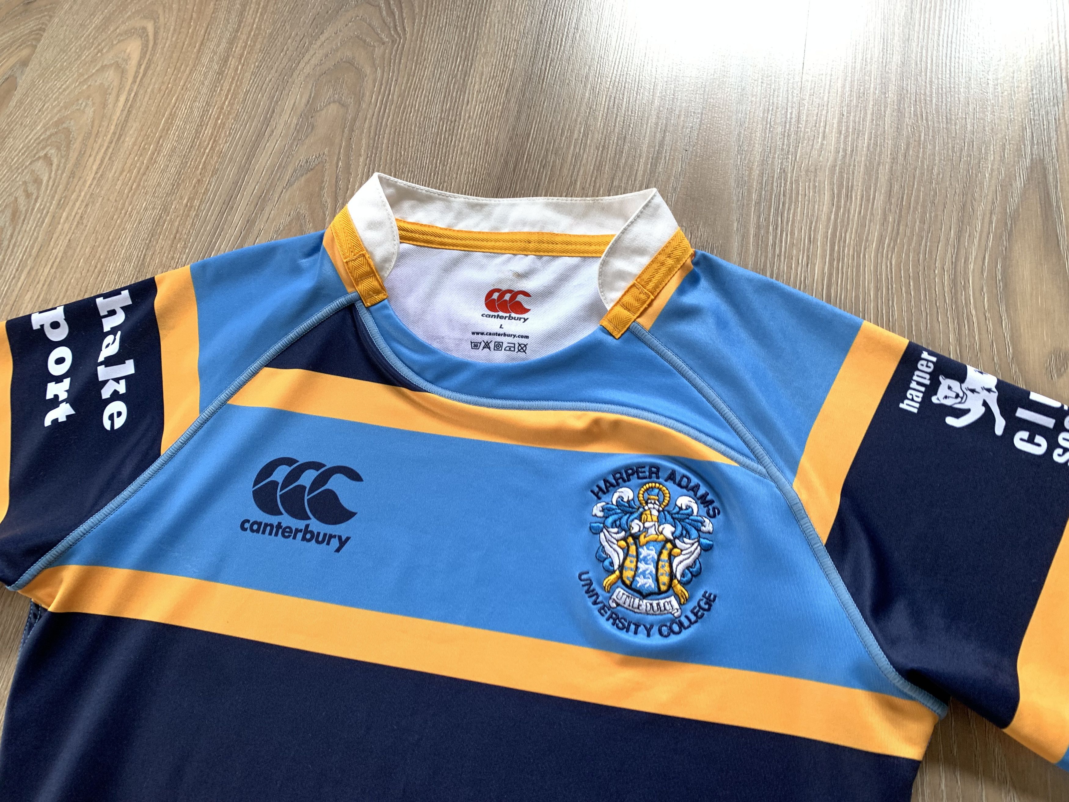 Canterbury of New Zealand × Vintage Canterbury Harper Adams University Club Rugby Jersey Size US L / EU 52-54 / 3 - 4 Thumbnail