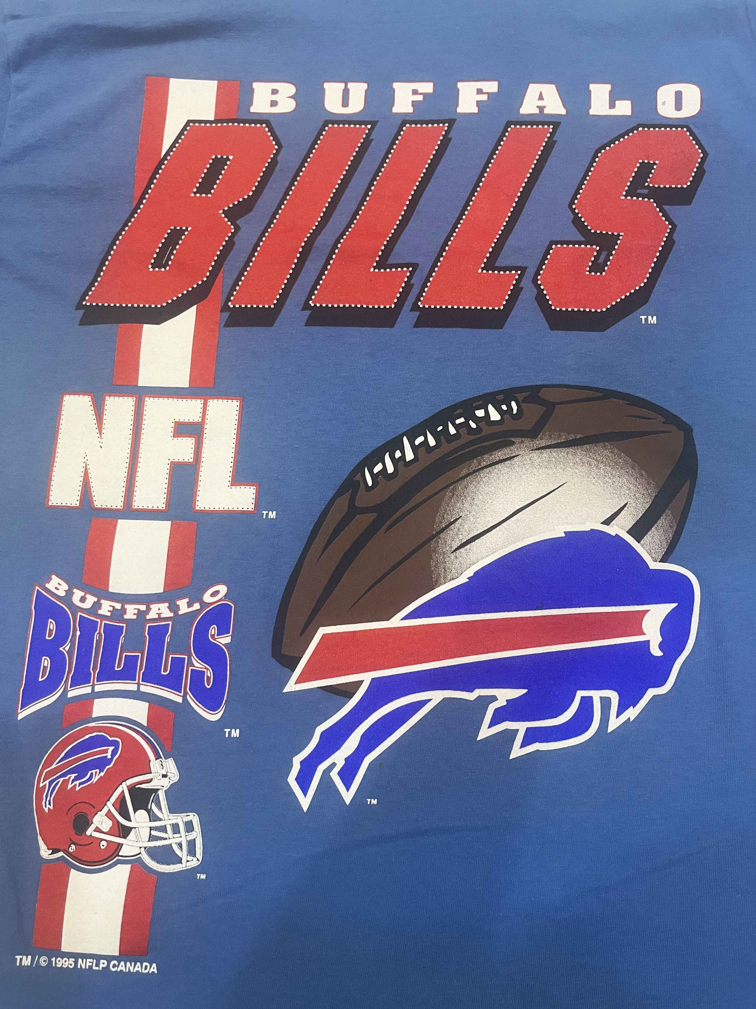 NFL × Vintage Vintage Waves 1995 NFL Buffalo Bills Football T-Shirt Size US M / EU 48-50 / 2 - 2 Thumbnail
