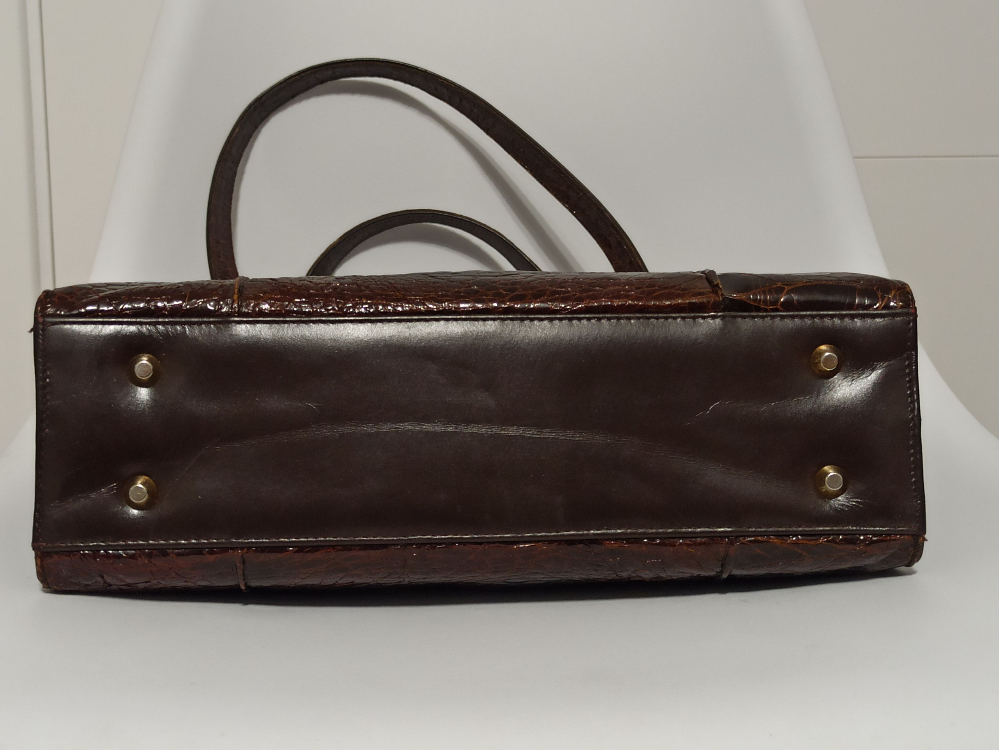Other J Perez vintage crocodile leather handbag Size ONE SIZE - 5 Thumbnail