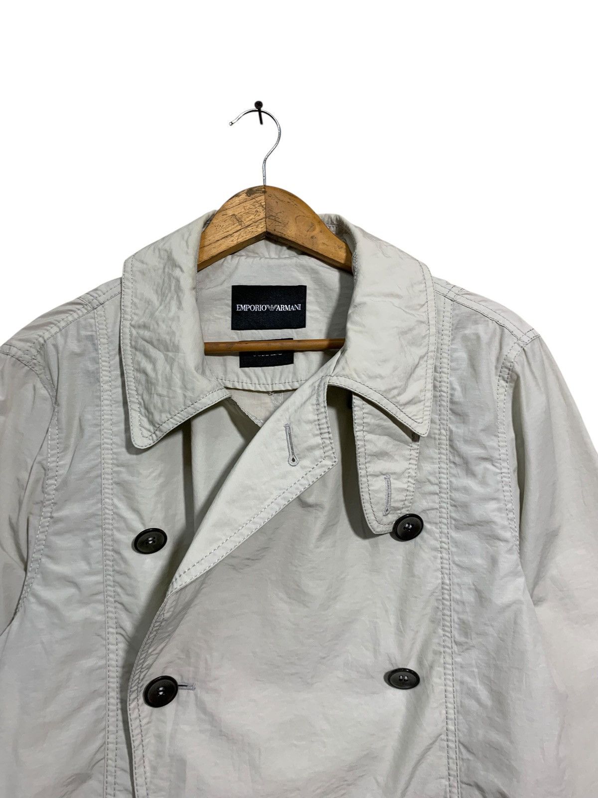 Emporio Armani 🔥VTG EMPORIO ARMANI JUDE LINE TRENCH COATS Size M / US 6-8 / IT 42-44 - 4 Thumbnail