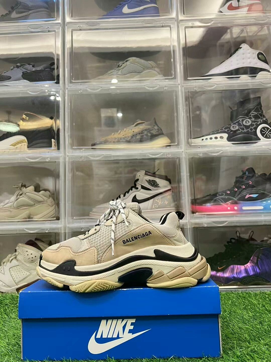 Balenciaga balenciaga triple s dad shoes in beige Size US 10 / EU 43 - 1 Thumbnail