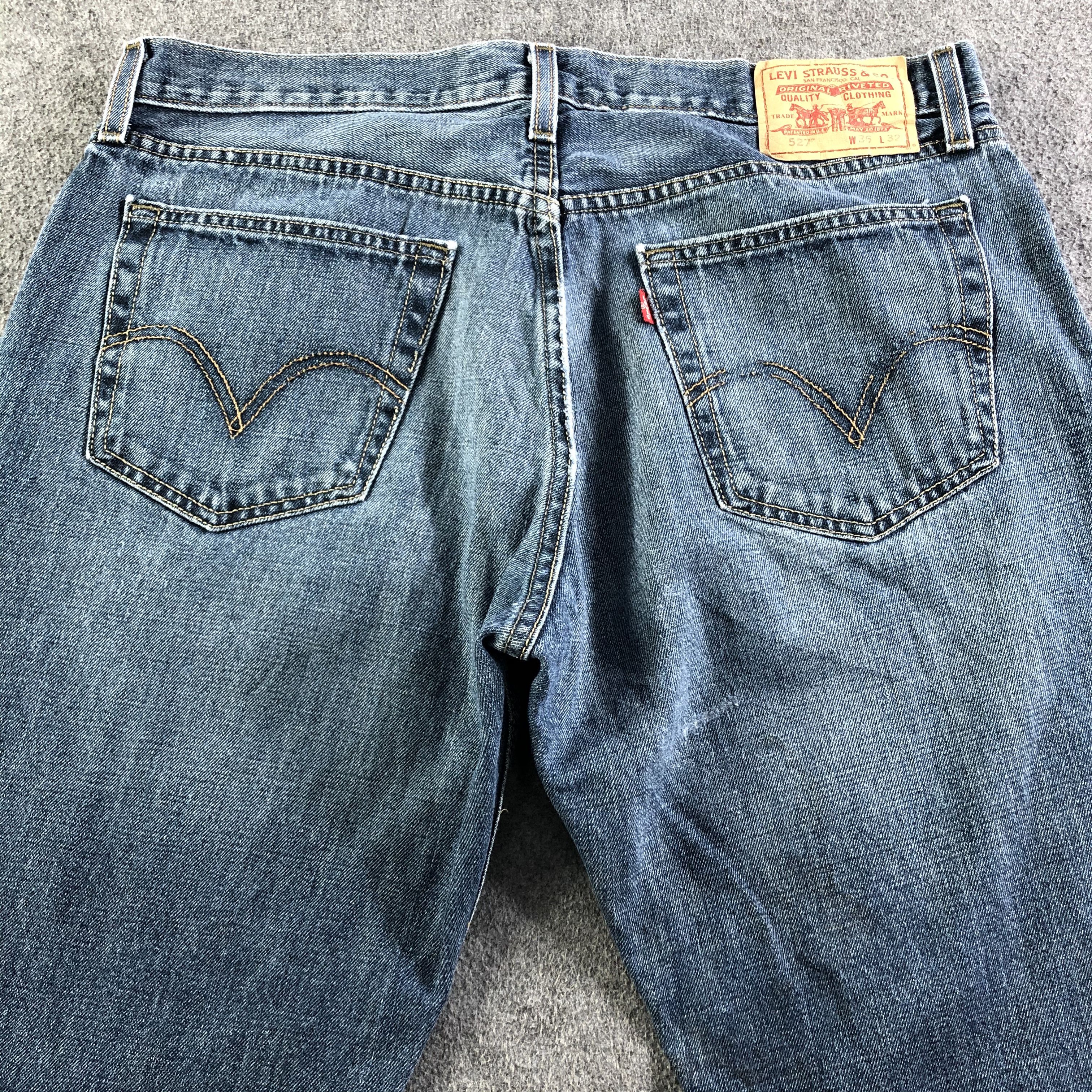Levi's Vintage Blue Wash Levis 527 Jeans-J3401 Size 36" / US 14 / IT 50 - 4 Thumbnail