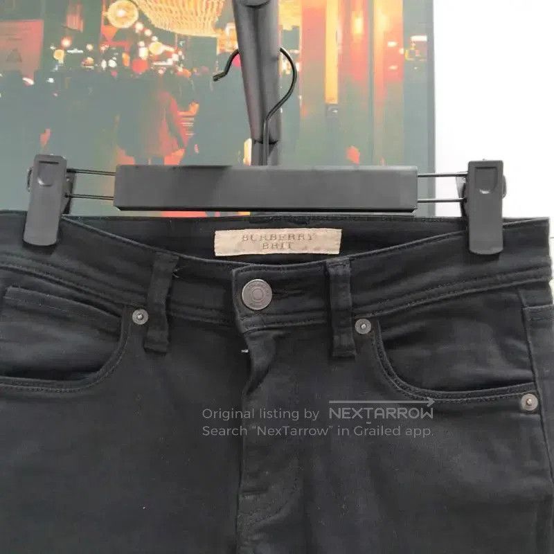 Burberry Burberry Black Cotton Women's Denim Pants. Size 22" - 7 Thumbnail