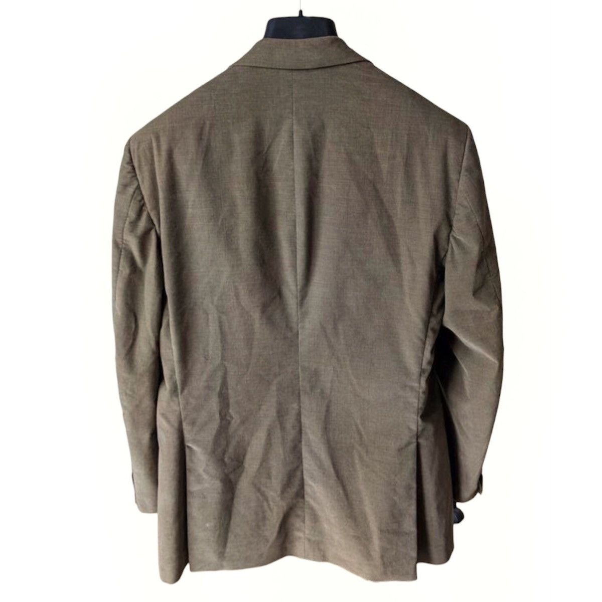 Prada 🔵2-buttons tiny corduroy tailored blazer black Size 50R - 4 Thumbnail