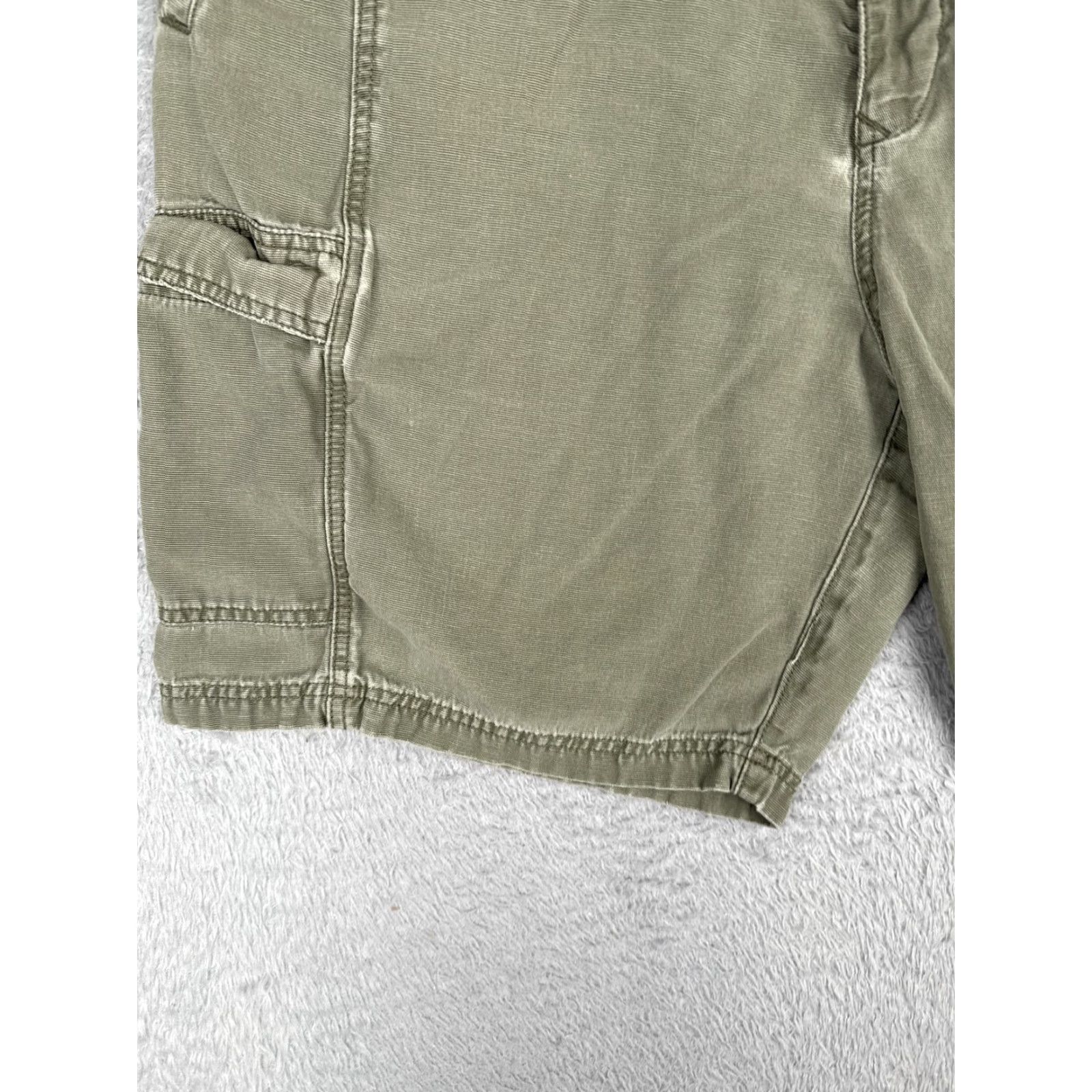 Tommy Bahama Tommy Bahama Shorts Mens 44 Olive Green Cargo Cotton Casual Relax Pockets Size US 44 / EU 60 - 3 Thumbnail