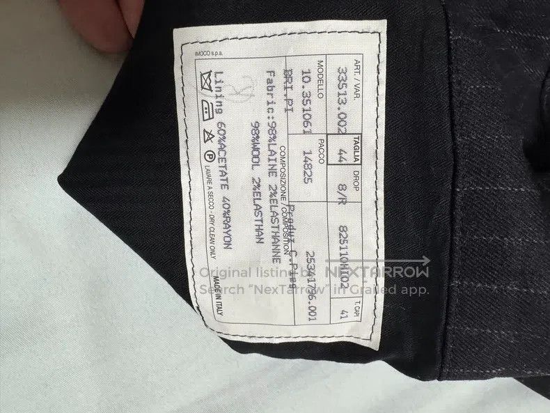 Hermes Hermes Casual pants with 98% wool and 2% mulberry silk Size US 44 / EU 60 - 7 Thumbnail