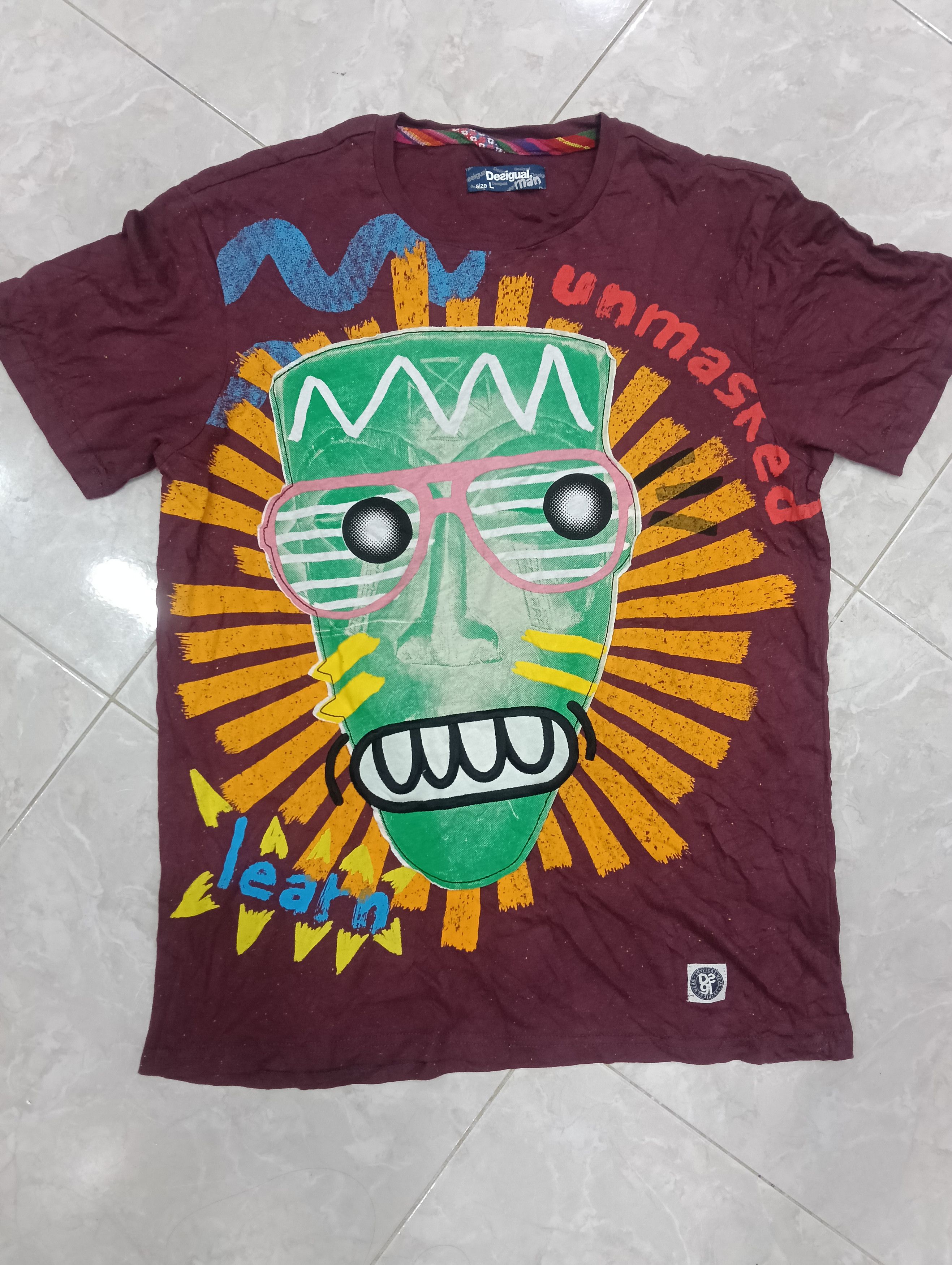 Desigual Unmasked Desigual Shirt Size US L / EU 52-54 / 3 - 1 Thumbnail