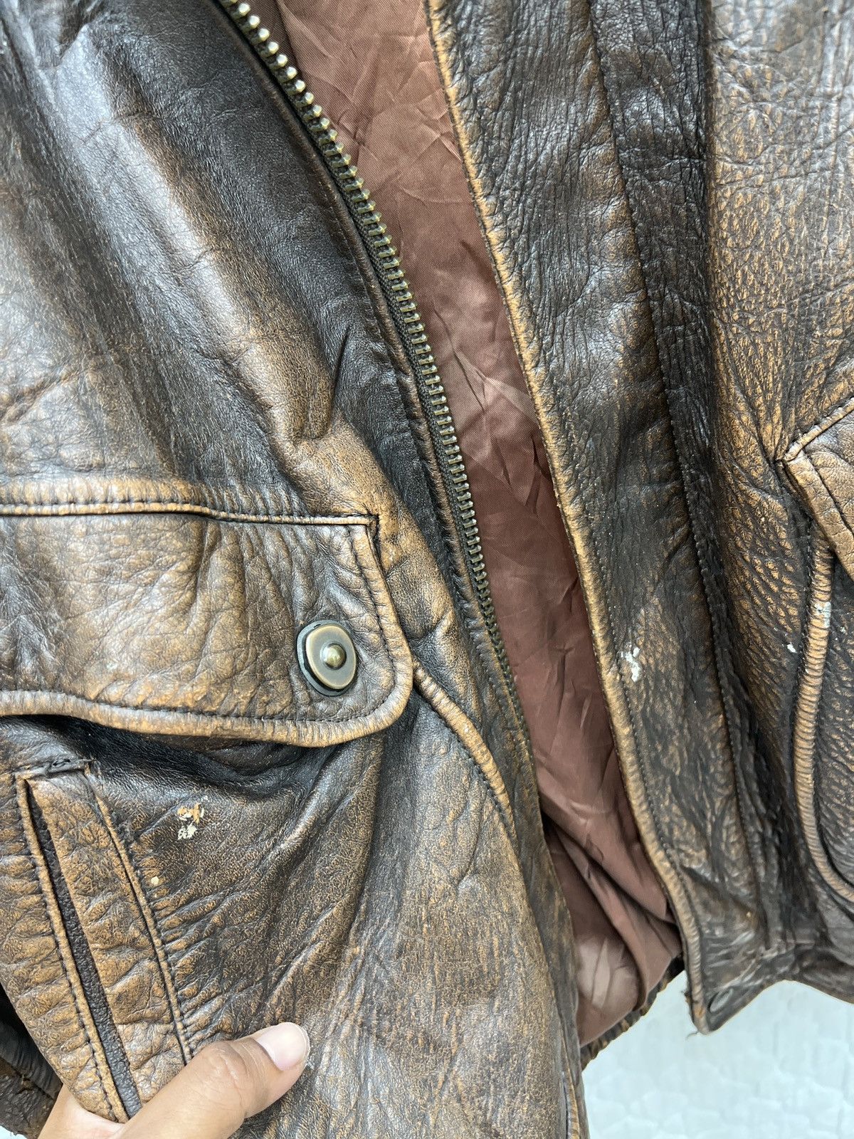 Harley Davidson A(38)🔥🔥🔥STEALS VTG HARLEY DAVIDSON LEATHER JACKET Size US M / EU 48-50 / 2 - 13 Thumbnail