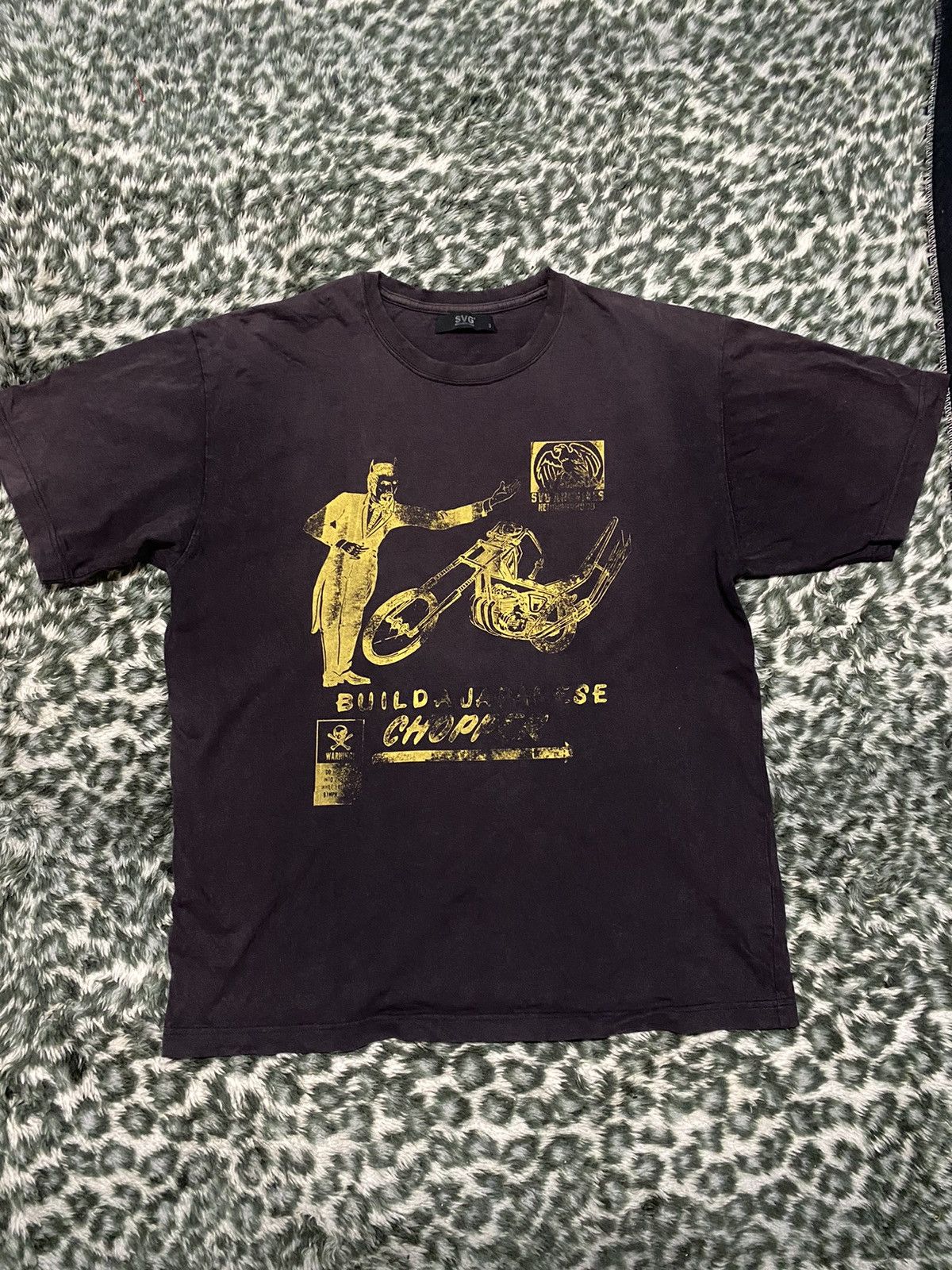 DISTRESSED/TRASHED SVG NEIGHBORHOOD JAPAN TEES
