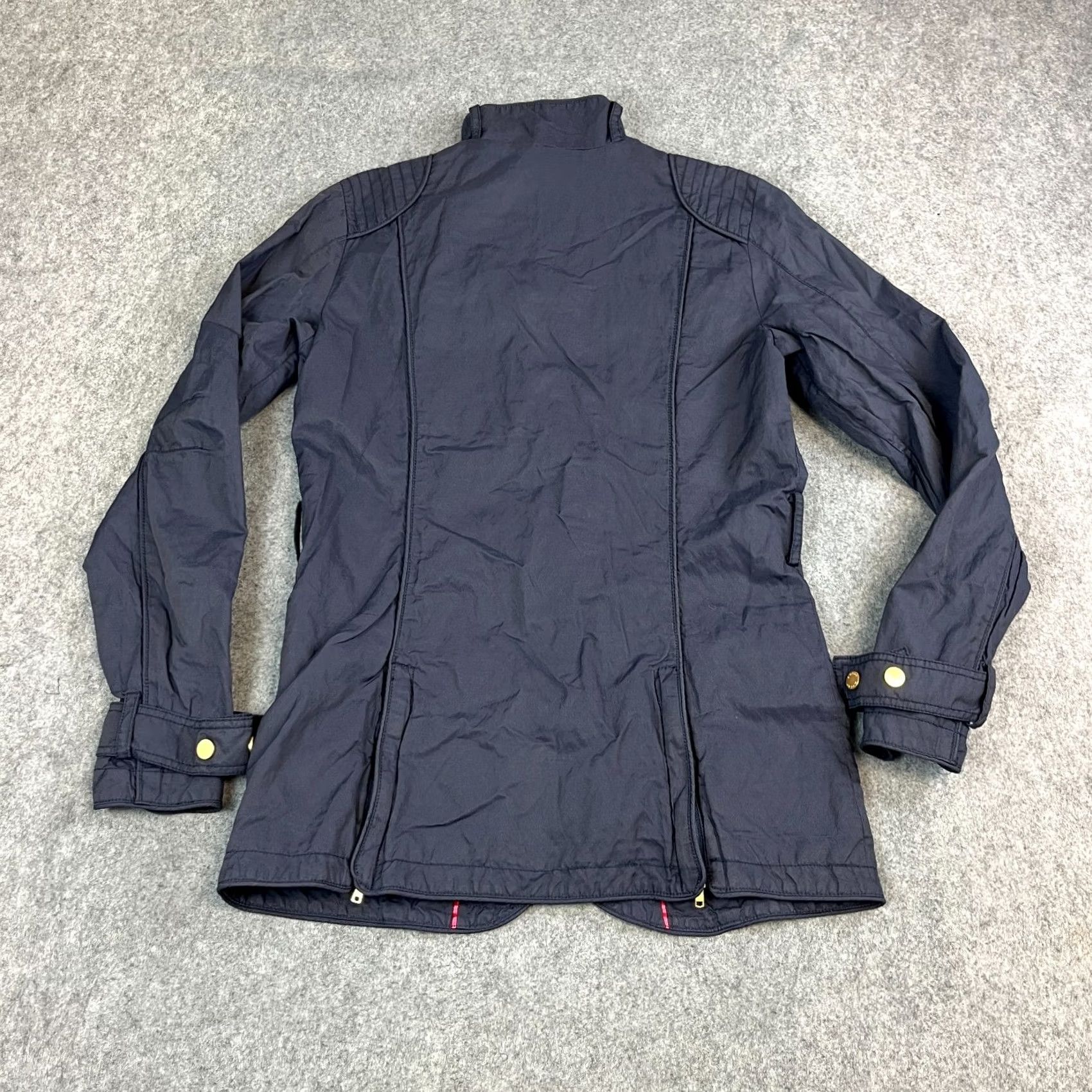 Ariat Ariat Field Jacket Womens Small Navy Equestrian Gold Zip Country 4 Pocket Size S / US 4 / IT 40 - 2 Thumbnail