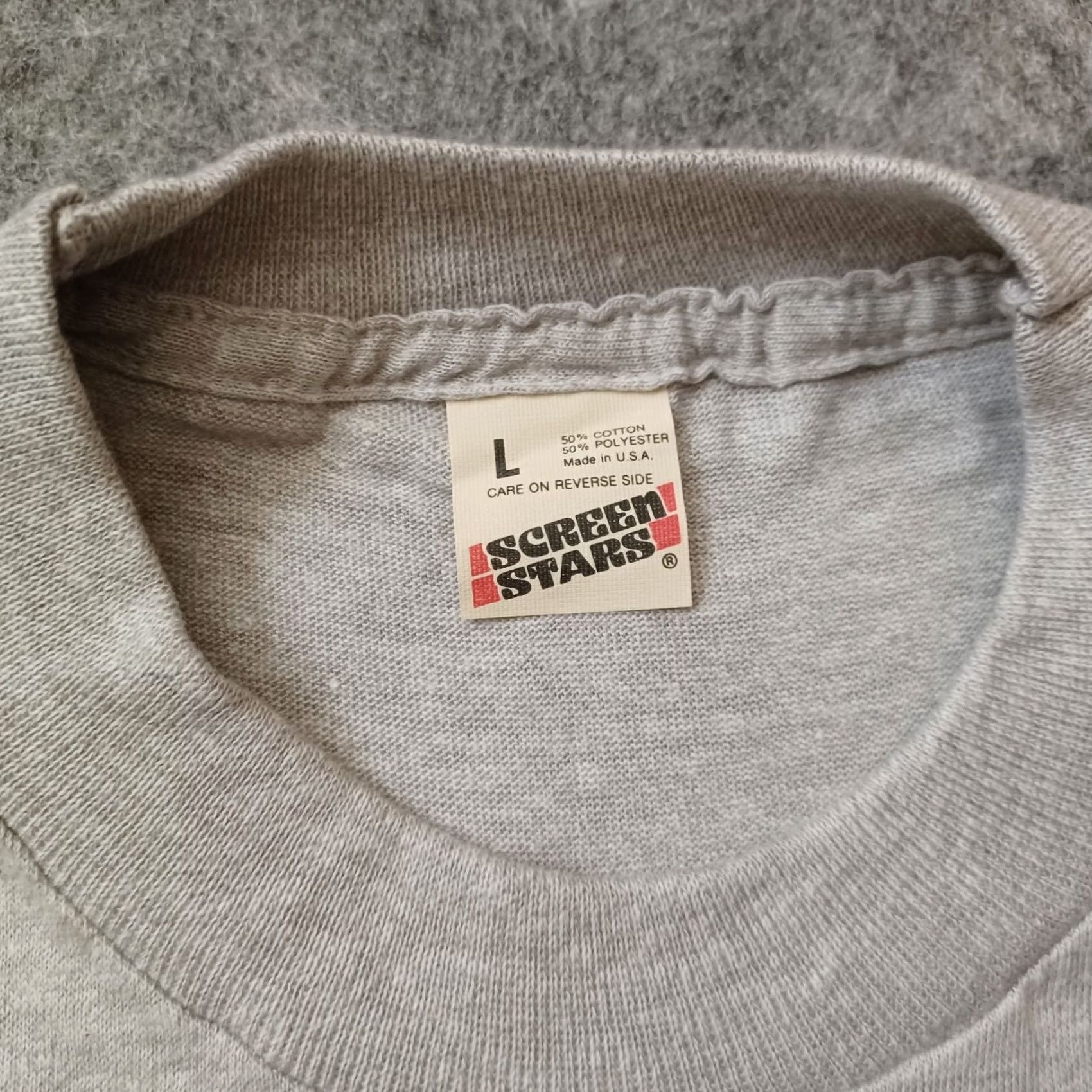 Vintage VINTAGE Screen Stars Alcatraz T Shirt Mens L Gray 80s Single Stitch 1986 USA Graphic Print Shirt Mens Gray 1980s Theme Retro Grunge City Logo Size US L / EU 52-54 / 3 - 2 Thumbnail