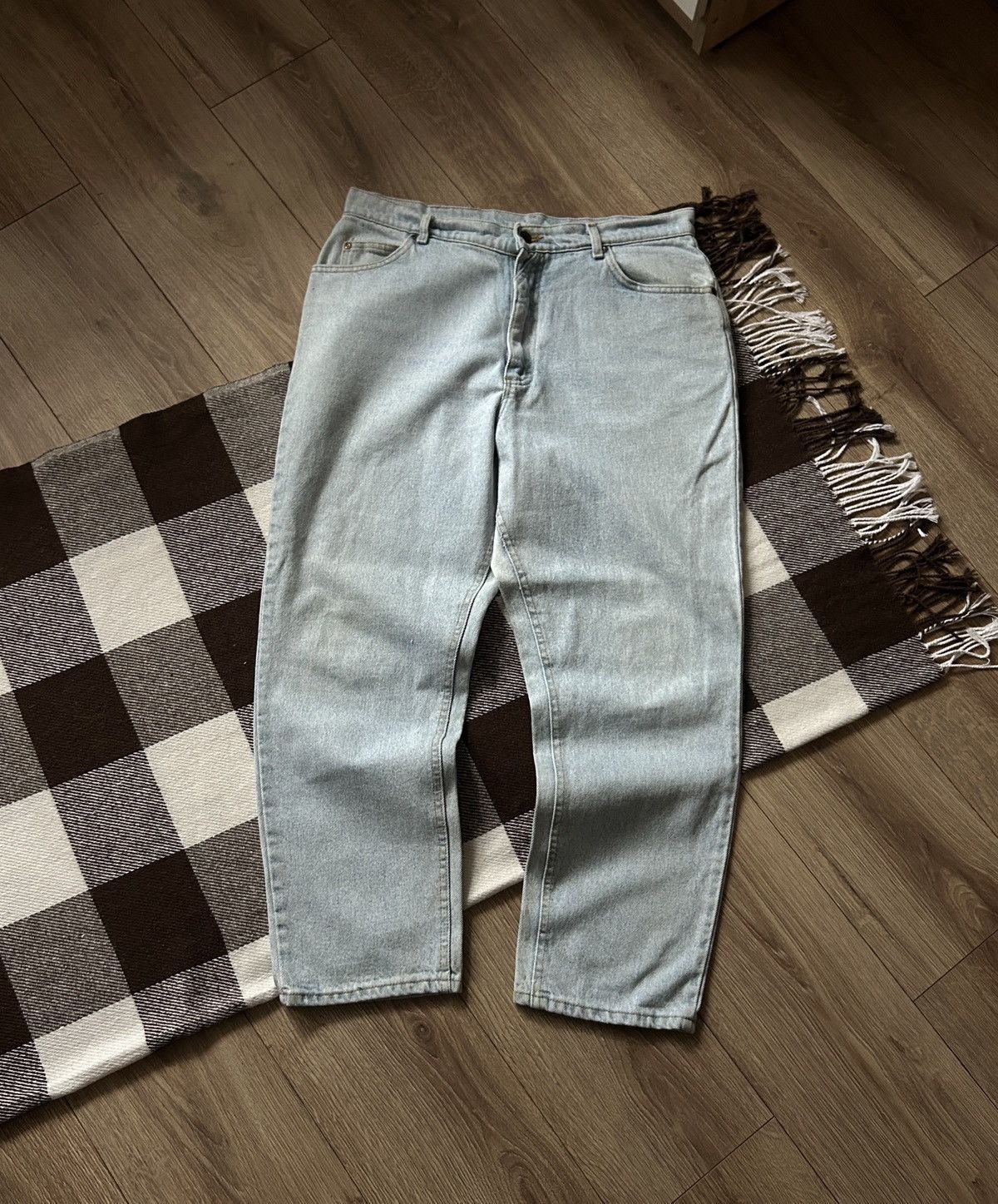 Lee × Vintage Vintage Lee Made In Usa 🇺🇸 very rare light denim jeans Size US 34 / EU 50 - 2 Thumbnail