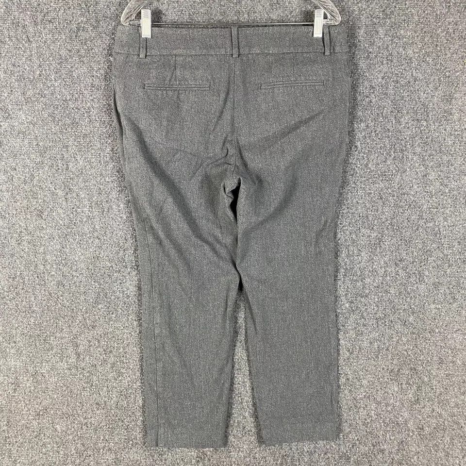 Other A New Day Pants Women's Size 12 Stretch Gray Cotton Trousers Size 34" / US 12 / IT 48 - 6 Thumbnail