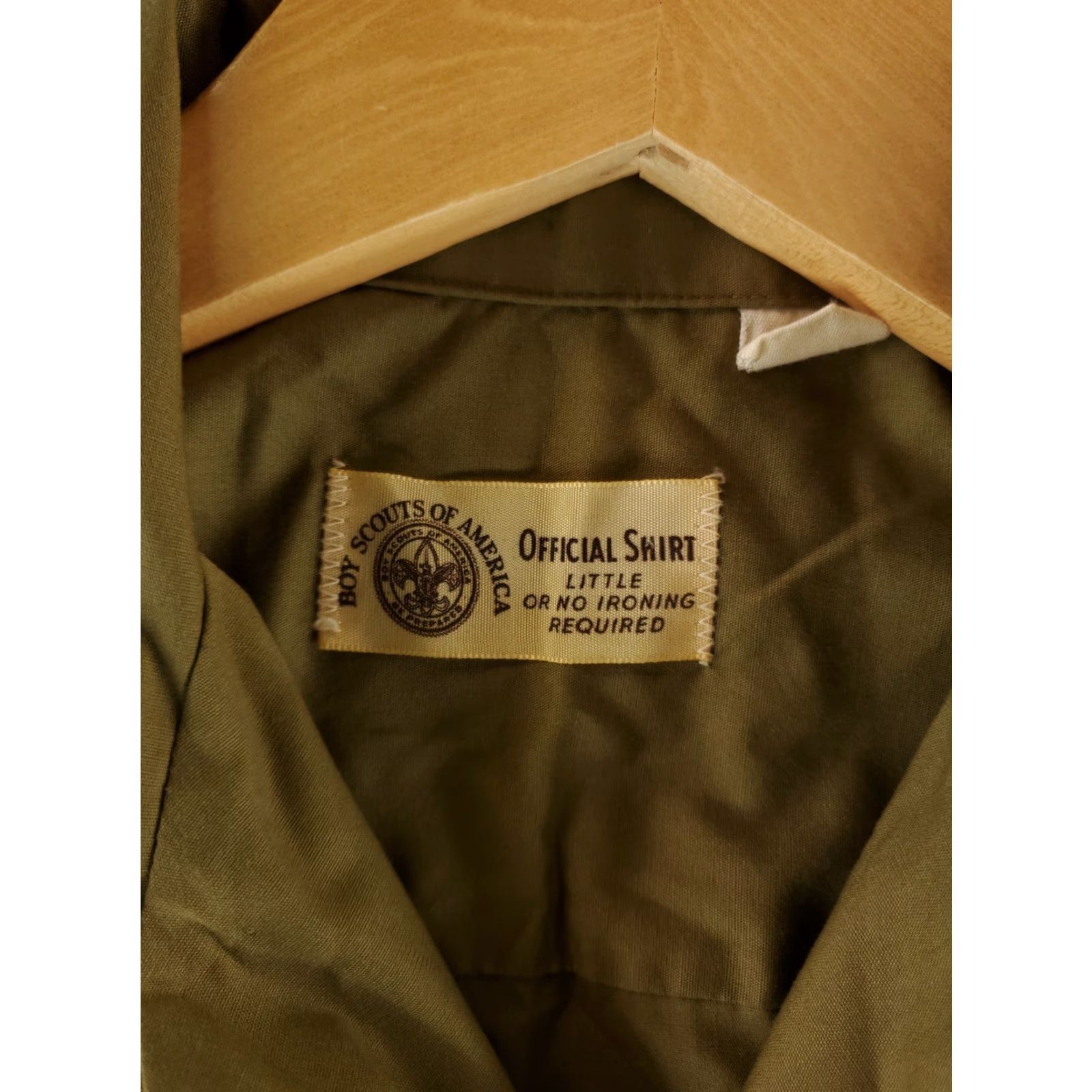 Vintage VINTAGE Boy Scouts America BSA Button-Up Shirt Olive Green Mens S Loop Collar Size US S / EU 44-46 / 1 - 4 Thumbnail