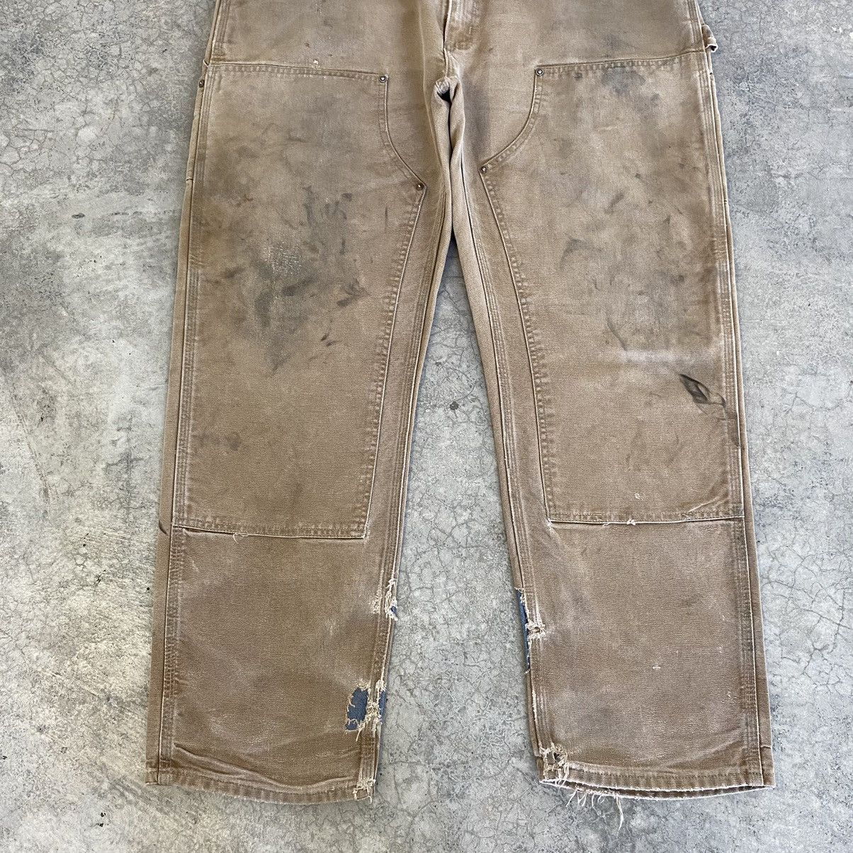 Carhartt VTG Carhartt Double Knee Faded Dirty Carpenter Pants Size US 38 / EU 54 - 4 Thumbnail