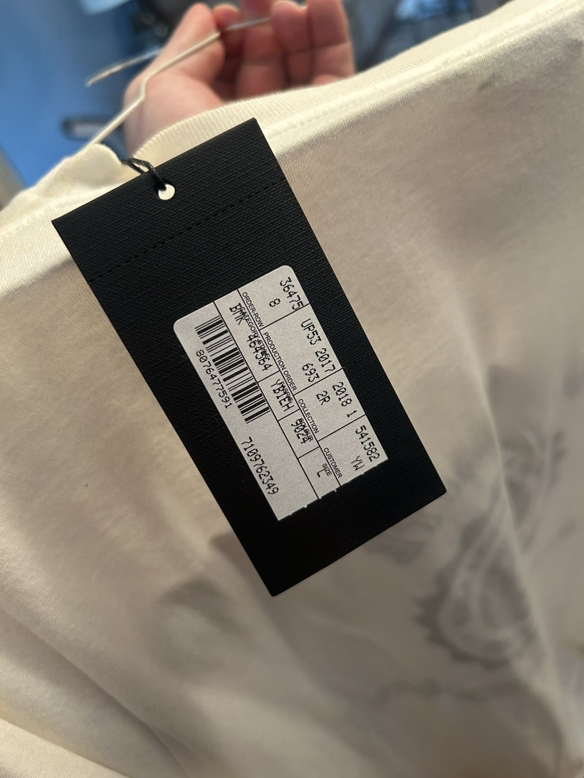 Hedi Slimane Brand New Saint Laurent Universite T-shirt Size US L / EU 52-54 / 3 - 3 Thumbnail
