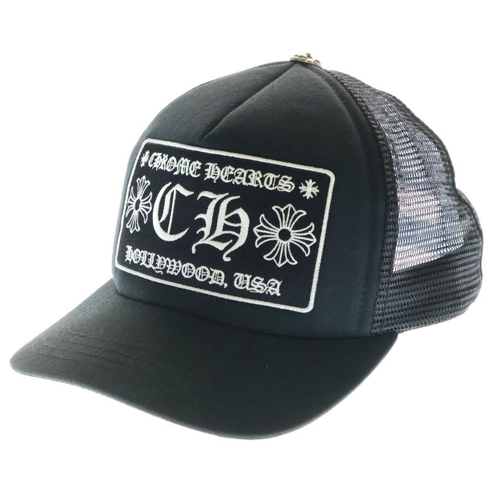 Chrome Hearts Chrome Hearts Hollywood Trucker Cap Black Size ONE SIZE - 1 Thumbnail