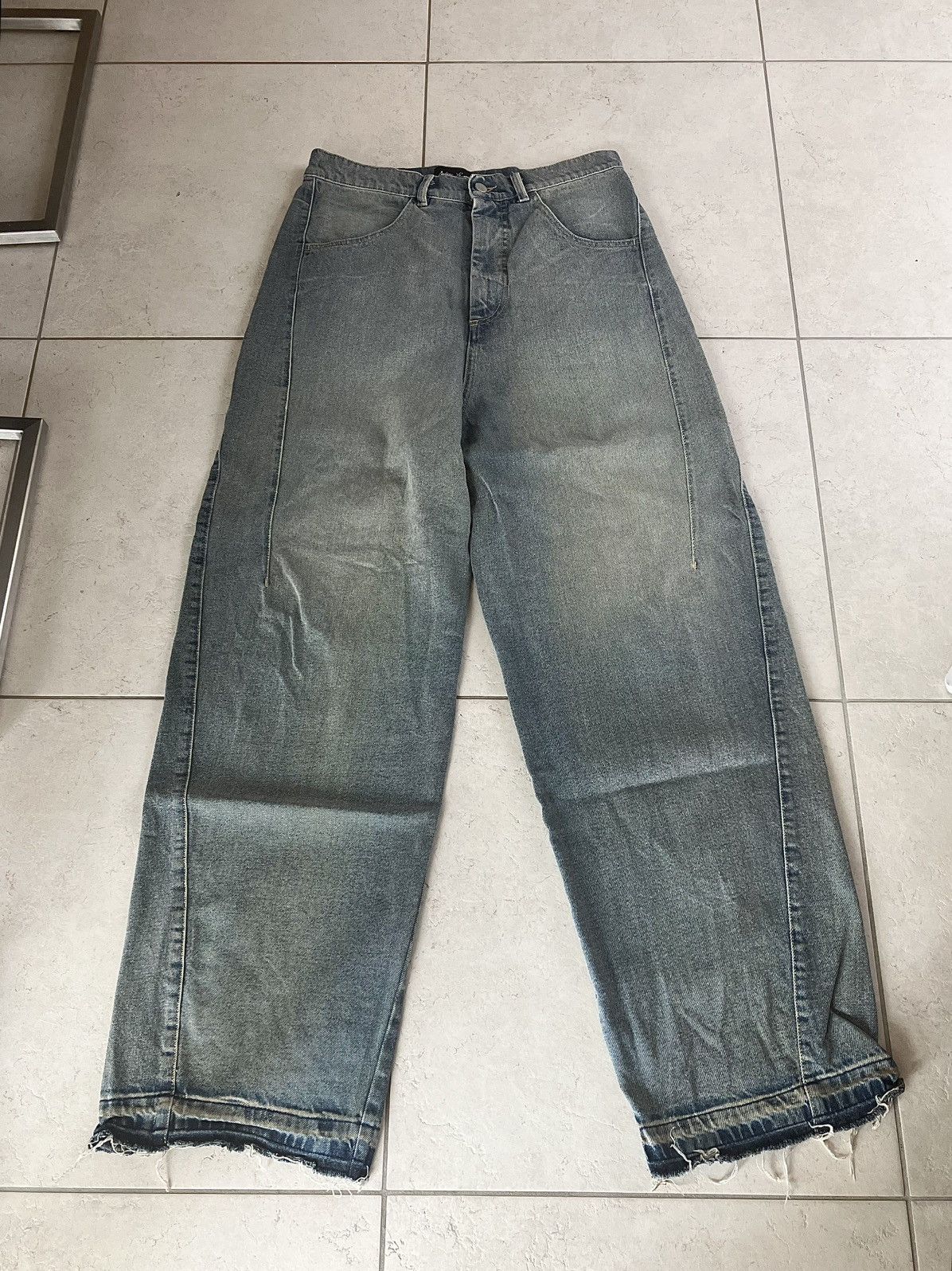 Andrea Ya'aqov Andrea Ya‘Aqov Faded wash baggy Jeans Size US 31 - 2 Thumbnail