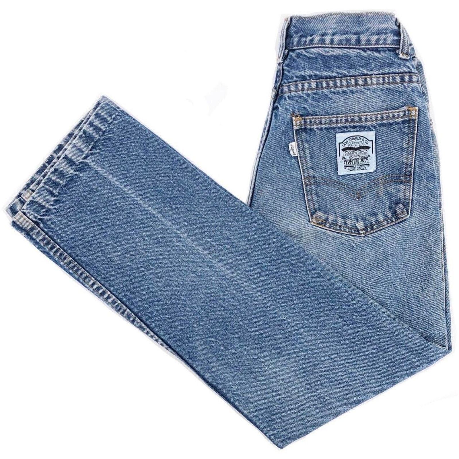 Levi's × Vintage Levis Two Horse white patch jeans 80s 1980s vintage Size 27" / US 4 / IT 40 - 3 Thumbnail