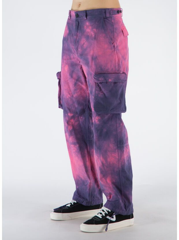 Off-White o1y0225 Logo Cargo Pant in Pink/Midnight Blue Size US 30 / EU 46 - 4 Thumbnail