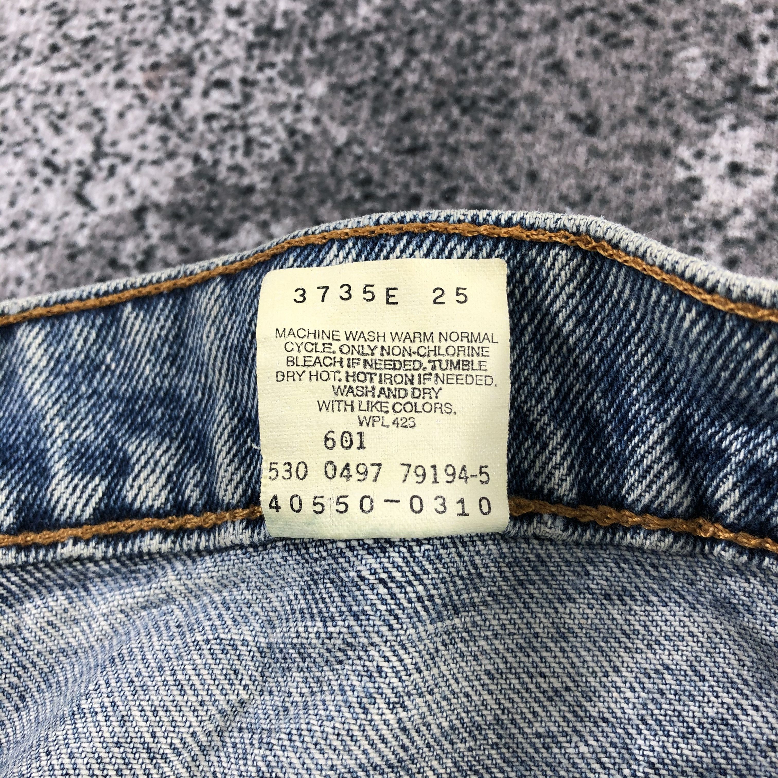 Levi's Vintage 90s Levis 550 Jeans Rusty Wash Denim KJ1089 Size US 32 / EU 48 - 16 Thumbnail