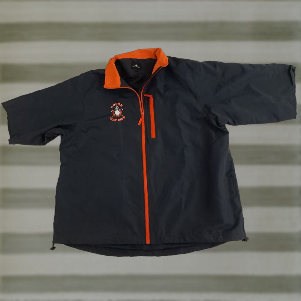 Vintage VINTAGE Rouge Golf Course Detroit Full Zip 3/4 Sleeve Windbreaker Jacket L Black&Orange Unisex Adults Regular Womens? Size US L / EU 52-54 / 3 - 1 Thumbnail