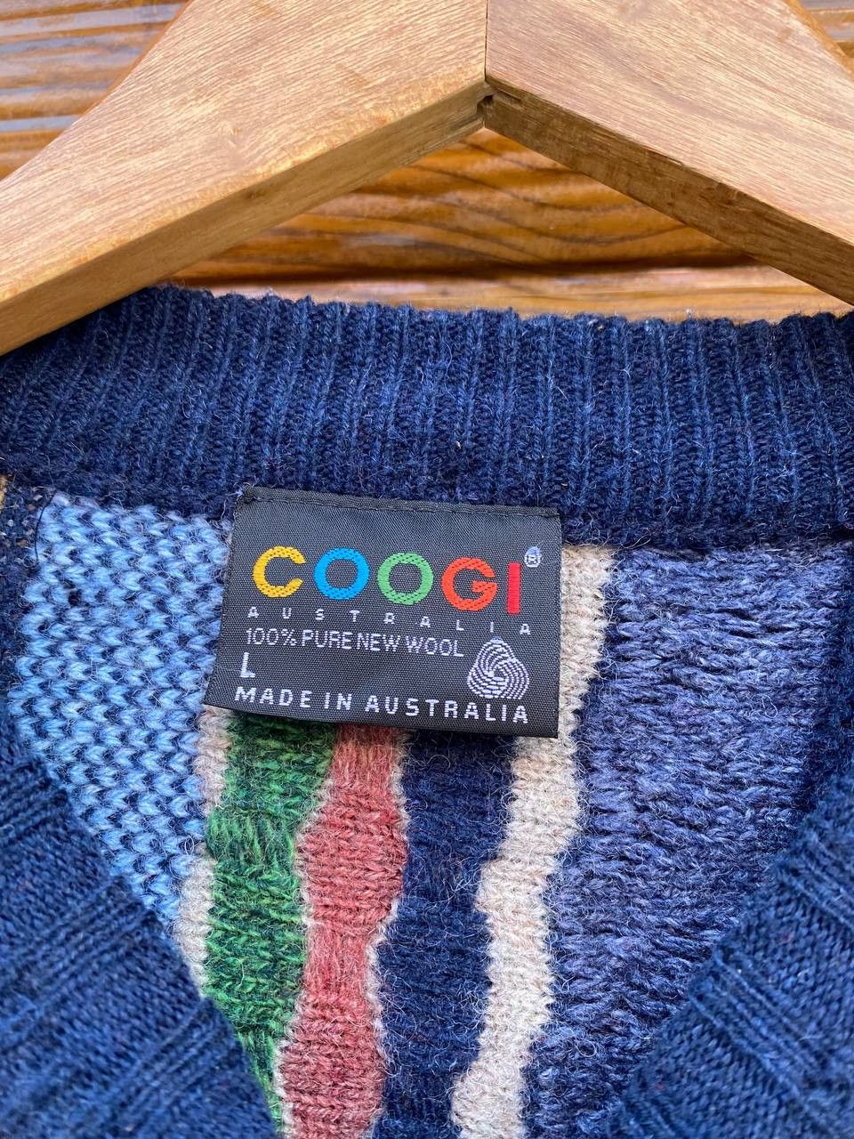 Coogi Vintage Authentic 90s Coogi sweater Wool Size US L / EU 52-54 / 3 - 3 Thumbnail