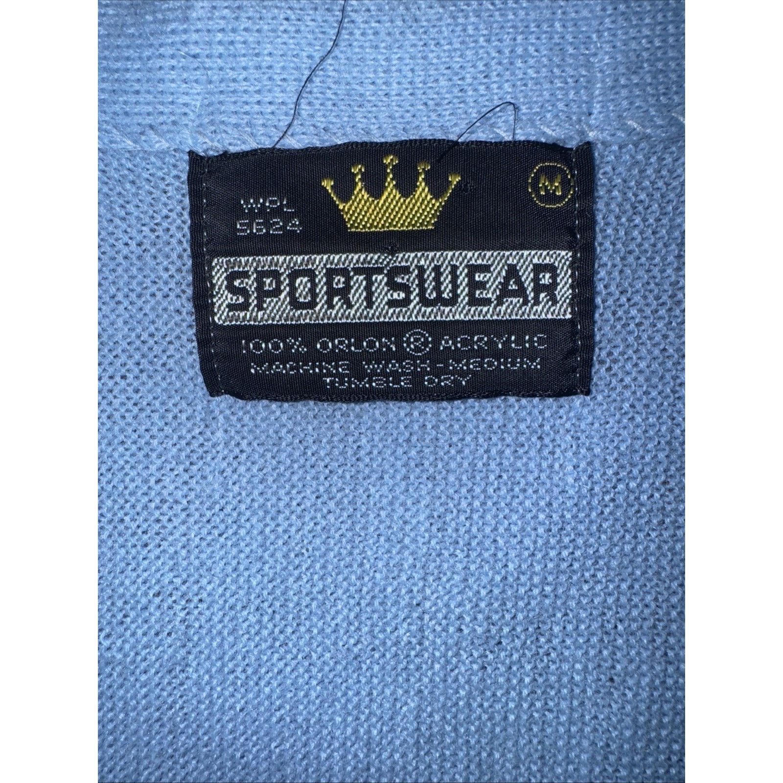 Vintage Vintage Sportswear Cardigan M Blue 21x25 Grunge Prep 70s 80s Size US M / EU 48-50 / 2 - 4 Thumbnail