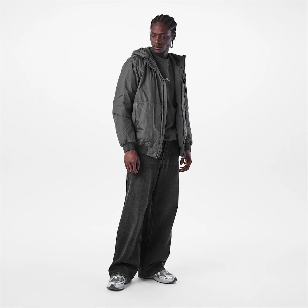 Stone Island o1g2r1mq0526 Crinkle Water Wind Resistant Anorak Jacket Size US XXL / EU 58 / 5 - 6 Thumbnail