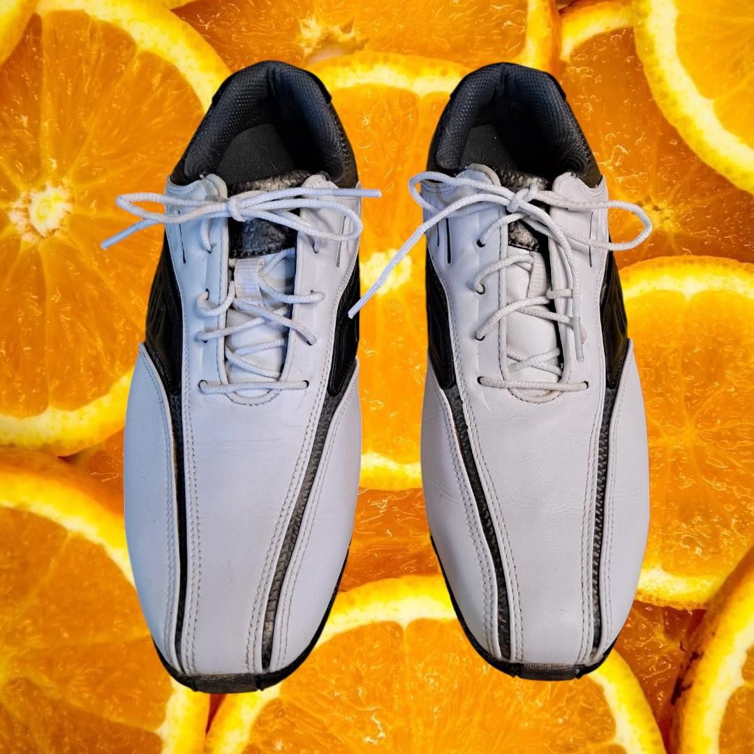 Footjoy FJ Street Black and White Soft Spike Golf Shoes Model 56478 Size ONE SIZE - 2 Thumbnail